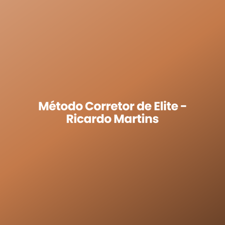 Método Corretor de Elite – Ricardo Martins