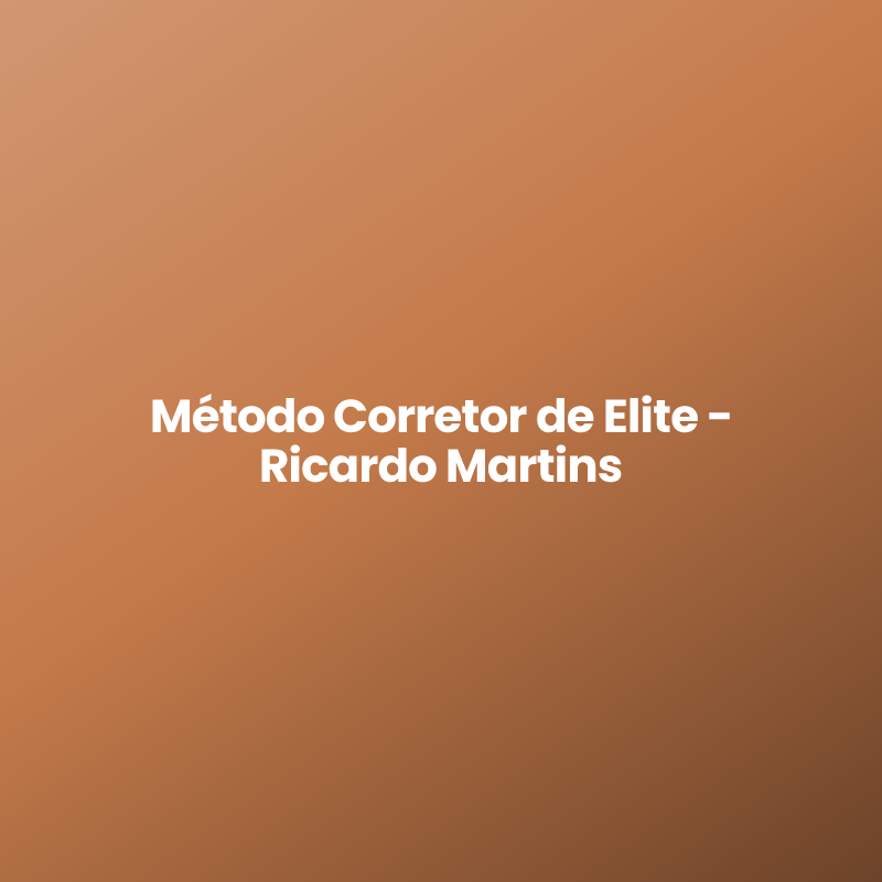 Método Corretor de Elite – Ricardo Martins