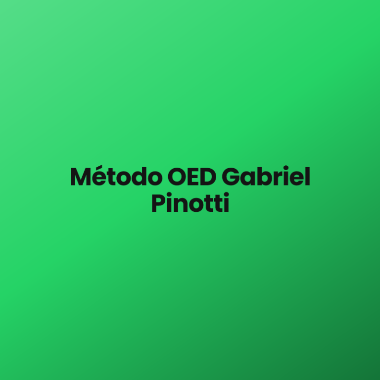Método OED Gabriel Pinotti
