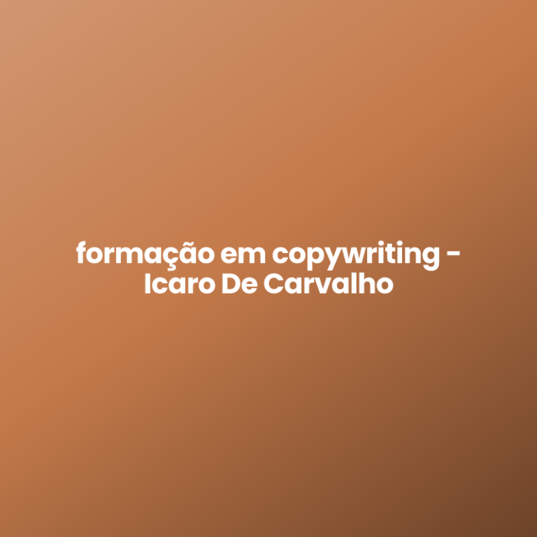 formação em copywriting – Icaro De Carvalho