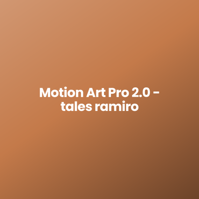 Motion Art Pro 2.0 – tales ramiro