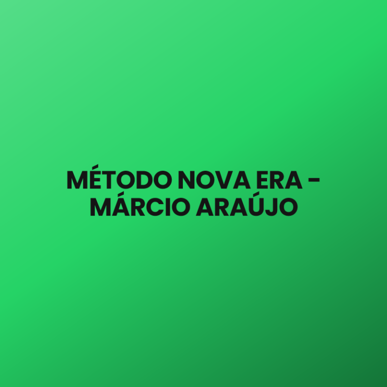 MÉTODO NOVA ERA – MÁRCIO ARAÚJO