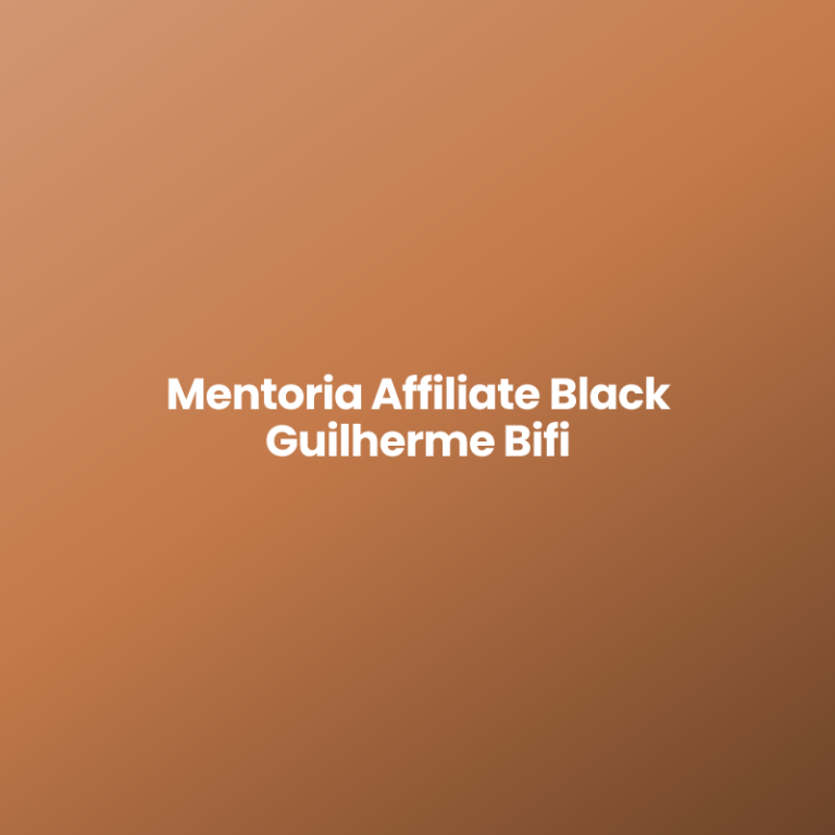 Mentoria Affiliate Black Guilherme Bifi