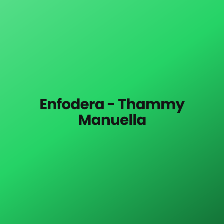 Enfodera – Thammy Manuella