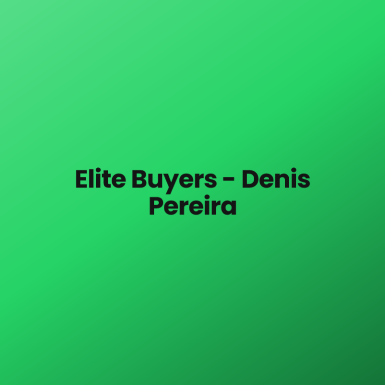 Elite Buyers – Denis Pereira