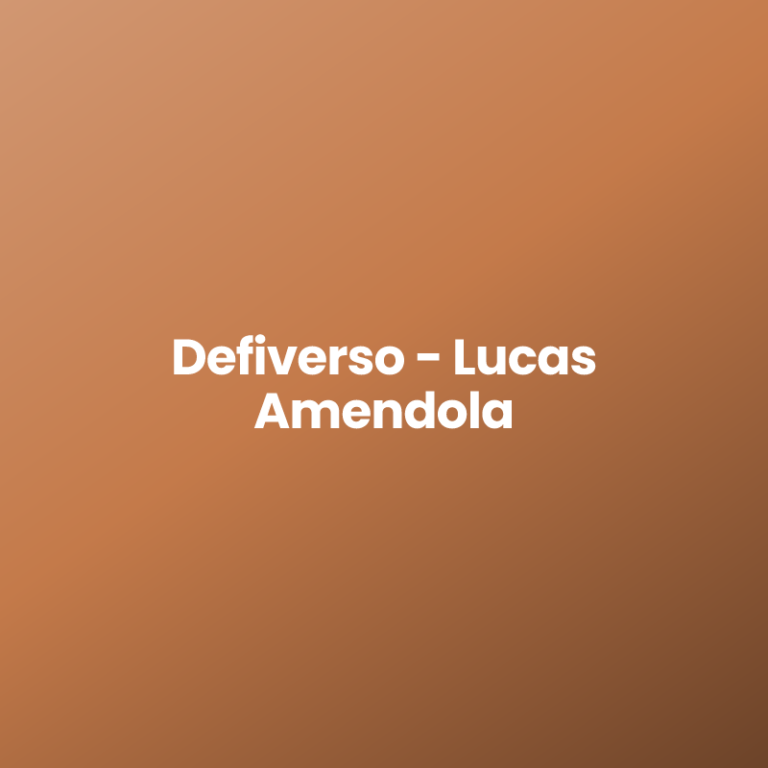Defiverso – Lucas Amendola