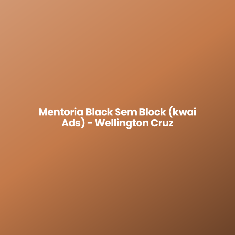 Mentoria Black Sem Block (kwai Ads) – Wellington Cruz