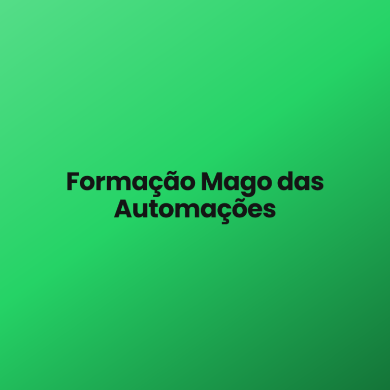 Formação Mago das Automações