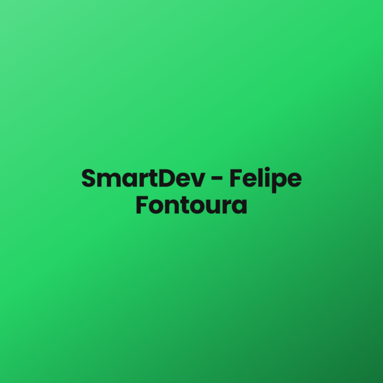 SmartDev – Felipe Fontoura