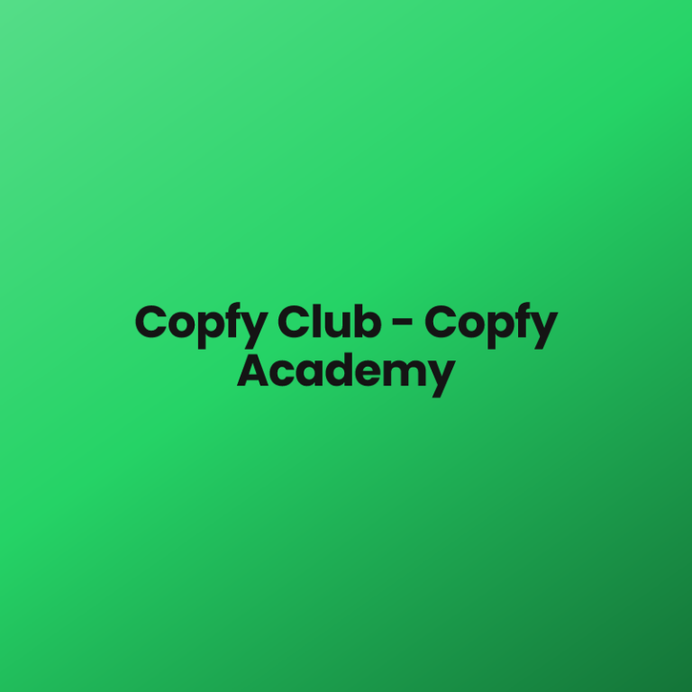 Copfy Club – Copfy Academy
