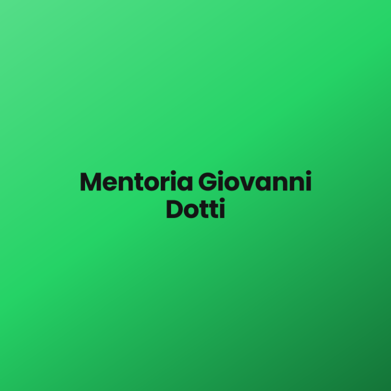Mentoria Giovanni Dotti