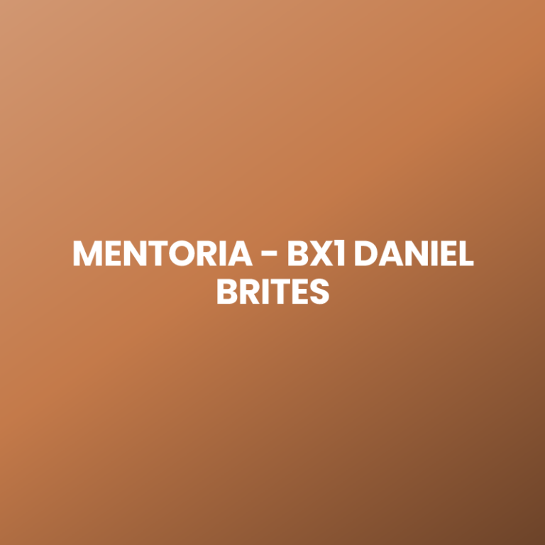 MENTORIA – BX1 DANIEL BRITES