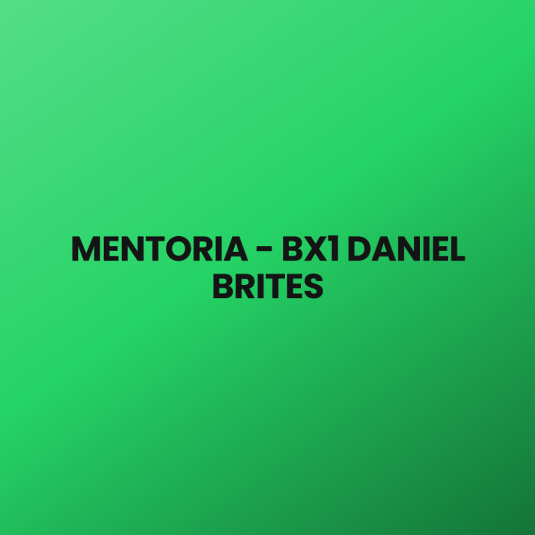 MENTORIA – BX1 DANIEL BRITES