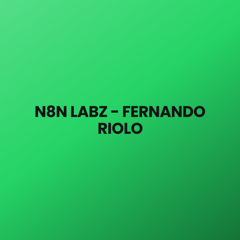 N8N LABZ – FERNANDO RIOLO
