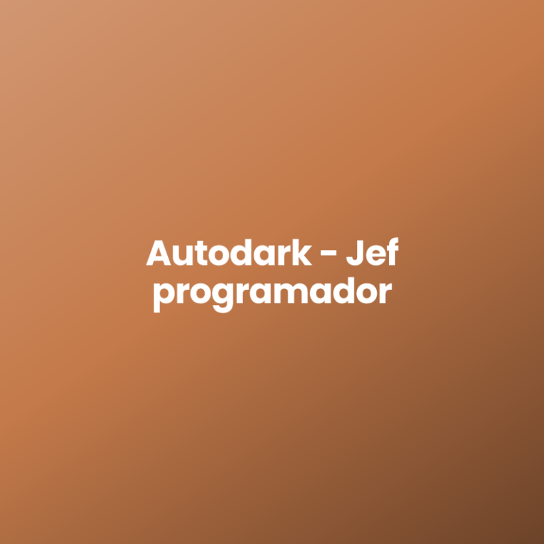 Autodark – Jef programador
